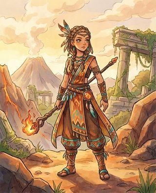 Xilonen Genshin Impact Character Art